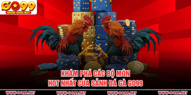 Khám phá các bộ môn hot nhất của sảnh đá gà GO99